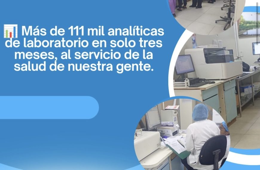 Hospital Regional Dr. Antonio Musa realiza m&aacute;s de 111 mil anal&iacute;ticas de laboratorio en los &uacute;ltimos tres meses