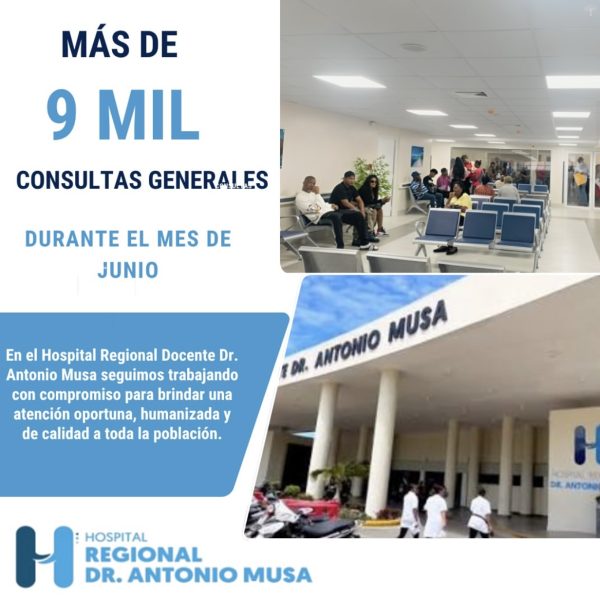 Hospital Regional Docente Dr. Antonio Musa ofreci&oacute; m&aacute;s de 9,100 consultas generales durante junio de 2026