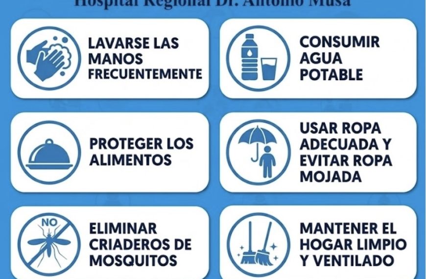 Hospital Antonio Musa ofrece tips para cuidar la salud durante los d&iacute;as de lluvia